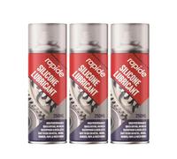 DIOXSTAR Silicone Lubricant Spray, High Performance, Fast Drying, Safe to Use on Metal, Rubber, Wood, Vinyl and Wood, Multi-Purpose, Reduce Friction, 250ml (3 PCS)