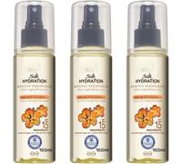 DIOXSTAR Silk Hydration Dry Oil Mist Spray SPF15, Quick And Effortless Application, Fast-Absorbing Formula, Reducing The Risk Of Sunburn And Long-Term Damage, Easy-To-Use Spray Mechanism, (3PCS)