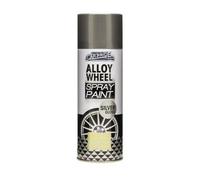 DIOXSTAR Silver Gloss Alloy Wheel Spray Paint, Fast Drying, Removes Scratches & Scuffs from Alloy Wheels, Easy to Use, Protects Against Corrosion and Rust, 400ml (1 PCS)