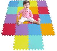 DIOXSTAR Soft Foam Children Play Mats, Easy to Clean and Maintain, Durable, Lightweight Construction, Portable, Vibrant Colour, Perfect for Indoor and Outdoor Use