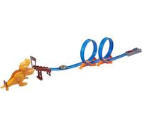 DIOXSTAR T Rex Attack Playset, Mini Racing Cars, Encouraging Creative Play, Strategic Thinking, Sturdy And Durable Construction, Endless Fun, Hand-Eye Coordination