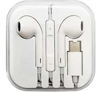 DIOXSTAR Type-C Earphone with Mic Control, Comfortable Fit, Ergonomic Design, Long-Lasting Performance, Lightweight and Portable, Compact, White