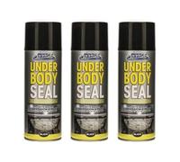 DIOXSTAR Under Body Seal Black Spray Paint, Protects Against Corrosion & Rust, Easy to Use, Suitable for Vehicle Chassis, Wheel Arches, High-Impact Coating, 400ml (3 PCS)