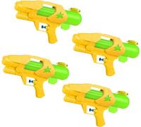 DIOXSTAR Water G-u-n Toy, Ideal For Both Outdoor And Indoor Water Fights, Easy-Grip Feature, Safe And Comfortable Handling, Lightweight And Compact Design, Yellow, (Pack of 4)
