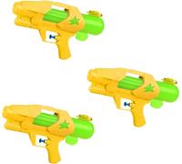 DIOXSTAR Water G-u-n Toy, Ideal For Both Outdoor And Indoor Water Fights, Easy-Grip Feature, Safe And Comfortable Handling, Lightweight And Compact Design, Yellow, (Pack of 3)