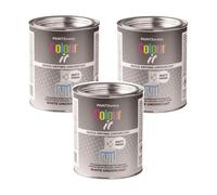 DIOXSTAR White Undercoat Tin Paint, Matt Finish, Long-Lasting Protection, All Purpose for Interior & Exterior Application on Concrete, Wood, Metal, Fast Drying, 300ml (3 PCS)
