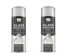 DIOXSTAR Window Glass Frosting Privacy Spray Paint, Sleek, Modern Look, Long-Lasting Effect, Aesthetic Element, Resistant To Peeling, Fading, And Scratching, (PACK OF2)