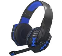 DIOXSTAR Wired Gaming Sports Headphones, Colourful LED Lights, Noise Cancellation, 3d Surround Sound Effect, Versatile Compatibility, Durable Construction, Portable