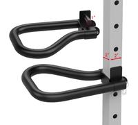 Dip Bar Attachment for 2" x 2" Squat Rack with 1" Hole, Multi Grip Set of 2, Narrow & Wide Grip Handles for Dips, Inverted Rows, Push-Ups, Australian Pull-ups