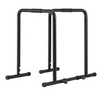VEVOR Dip Bar, 440 lbs Capacity, Heave Duty Dip Stand Station with Adjustable Height, Fitness Workout Dip Bar Station Stabilizer Parallette Push Up St