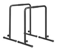 VEVOR Dip Bars, 440 lbs Capacity, Heave Duty Dip Stand Station with Adjustable Height, Fitness Workout Dip Bar Station Stabilizer Parallette Push Up Stand, Parallel Bars for Strength Training Home Gym