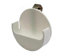 Dip Can Holder That Clips to For Car Visor - Stable Non-Slip Grip for Pouch Cans on Bumpy Roads and Long Drives (White)