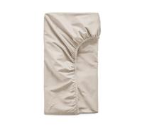 DIP & DOZE Luxury 100% Organic Cotton Fitted Sheet | Baby & Toddler Cot Bed | Soft & Smooth Sateen | Almond - Cot Bed