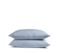 DIP & DOZE Luxury 100% Organic Cotton Toddler Pillowcase Pair | Kids Cot Bed Pillowcases | Percale & Sateen | Nordic Sky - Sateen