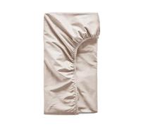 DIP & DOZE Luxury Organic Cotton Percale Fitted Bed Sheet Dusky Pink Double | 100% Pure Organic Cotton | GOTS & Fairtrade Certified | Cool & Crisp Percale | Fits Mattresses To 27cm Hotel Quality Bedding