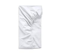 DIP & DOZE Luxury Organic Cotton Sateen Fitted Bed Sheet, White Superking