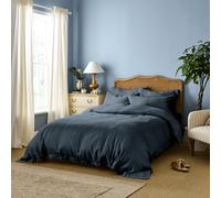 DIP & DOZE Natural Linen Bedding Set | Duvet Cover with Pillowcases | Luxury Hotel Quality | Finest Belgian French Flax Woven In Portugal - Fjord Single