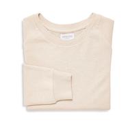 DIP & DOZE Womens Perfect Cropped Sweatshirt | Lightweight, Raglan Sleeve | 55% Hemp 45% Organic Cotton Sustainable Clothing - Oat Large