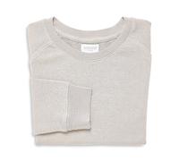 DIP & DOZE Womens Perfect Cropped Sweatshirt | Lightweight, Raglan Sleeve | 55% Hemp 45% Organic Cotton Sustainable Clothing - Lunar Grey Medium