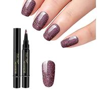 Dip Nail Tools And Accessories 5ml 3 Nail Pc Step To Pen 1 Painting Step Use Gel 1 One Gel In Nail Varnish Nail Art Nail Design Kit for Gel Polish (N, One Size)