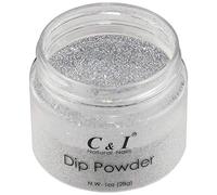 Dip Powder, Color No # 81 Rose Silver, Nail Gel Effect Powder, Pearl Shine Color System, 1 oz 28 g