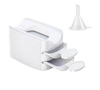 Dip Powder Recycling Tray - Dip Powder Nail Kit Tray | Portable Double Layer Dip Powder Tray With Spoon And Funnel, Inme Powder Accessories