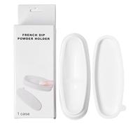 Dip Powder Recycling Tray - Portable Dip Powder Holder | Single Layer Nail Powder Recycling Box | Dip Powder Storage Box | Efficient Nail Powder Saver Tool for Makeup Powder Collection