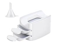 Dip Powder Tray, Double Layer Dip Tray, Nail Powder Recycling Case, Nail Accessories Kit, 2-in 1 Recycling Design, 8.3x3.7x4cm, For Both Beginners And Pros Time-Saving
