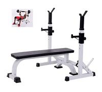 Dip Stands Bench Press Squat Rack Adjustable Weight Bench Squat Rack Barbell Set Fitness Equipment Bracket Men's Bell Rack Home Fitness Equipment Dumbbell Stool