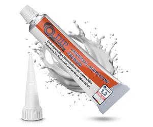 DIP-Tools Premium Universal Waterproof Sealant - Strong Adhesive Water Stop, Liquid Plastic Sealing Ideal for Gutters, Patio, Car etc. (80 g)