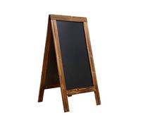 DIPAMKAR H86 CM Pavement Board Advertising A Board Pavement Chalkboard Signs Sandwich Blackboard for Party/Wedding/Cafe Shop/Pub - Normal Chalk & Liquid Chalk