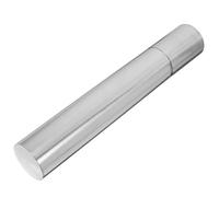 Diploma Protector Tube with Secure Clasp Stainless Steel for Mailing | Silver Finish, Keeps Diplomas and Marriage Certificates Rolled, Suitable for Graduates, Office Workers, and On-the-go Use