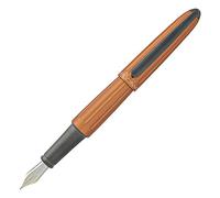 Diplomat - Aero - Fountain Pen in Gold 14 Carats - Medium - Orange - Resistant and Elegant - High End - 5 Years Warranty