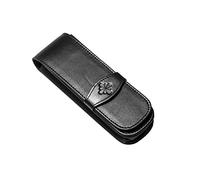 Diplomat D41000002 Leather Double Pen Case - Black