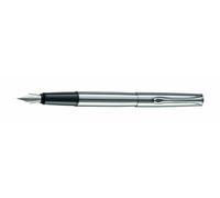 Diplomat Esteem Broad Steel Nib Fountain Pen - Matt Chrome