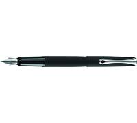 Diplomat - Esteem - Fountain Pen in Stainless Steel - Matte Black - Resistant and Elegant - High End - 5 Years Warranty