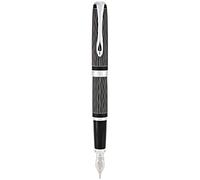 DIPLOMAT Excellence A+ / Wave Guilloche Lapis Black Fountain Pen/with Gift Box/Fountain Pen - M
