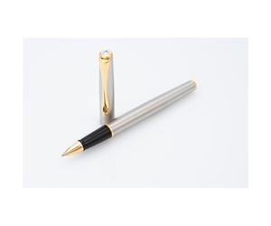 Diplomat Rollerball Traveller stainless steel gold