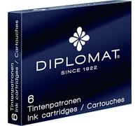 Diplomat Standard Size Cartridge - Black (Pack of 6)