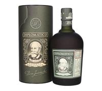 Diplomático Reserva Exclusiva Rum 70cl with Gift Tube - Premium Aged Venezuelan Dark Rum, Smooth & Rich