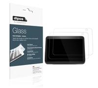 dipos 2x 9H Clear Screen Protector for Amazon Echo Show 8 2nd Gen | Won't Break or Shatter, No Real Glass, HD Clear, Anti-Shock, Anti-Scratch, Bubble-Free, Case-Friendly, Easy Installation