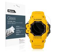 dipos 2x 9H Clear Screen Protector for Casio G-Shock GPR H1000 | Won't Break or Shatter, No Real Glass, HD Clear, Anti-Shock, Anti-Scratch, Bubble-Free, Case-Friendly, Easy Installation