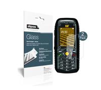 dipos 2x 9H Clear Screen Protector for Caterpillar CAT B25 | Won't Break or Shatter, No Real Glass, HD Clear, Anti-Shock, Anti-Scratch, Bubble-Free, Case-Friendly, Easy Installation