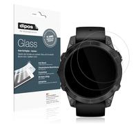 dipos I 2x Screen Protector compatible with Garmin Epix Pro 47mm Flexible Glass 9H Display Protection