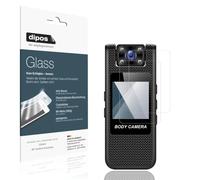 dipos 2x 9H Clear Screen Protector for Glewi 4K Action-Kamera | Won't Break or Shatter, No Real Glass, HD Clear, Anti-Shock, Anti-Scratch, Bubble-Free, Case-Friendly, Easy Installation