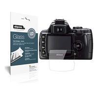 dipos I 2x Screen Protector compatible with Nikon D40x Flexible Glass 9H Display Protection