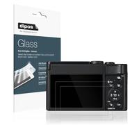 dipos 2x 9H Clear Screen Protector for Panasonic Lumix DC-TZ99E | Won't Break or Shatter, No Real Glass, HD Clear, Anti-Shock, Anti-Scratch, Bubble-Free, Case-Friendly, Easy Installation