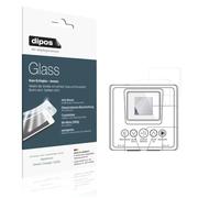 dipos 2x 9H Clear Screen Protector for Spektrum Smart Charger S250 | Won't Break or Shatter, No Real Glass, HD Clear, Anti-Shock, Anti-Scratch, Bubble-Free, Case-Friendly, Easy Installation