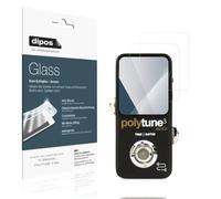 dipos 2x 9H Clear Screen Protector for TC Electronic POLYTUNE 3 Noir | Won't Break or Shatter, No Real Glass, HD Clear, Anti-Shock, Anti-Scratch, Bubble-Free, Case-Friendly, Easy Installation