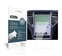 dipos 2x 9H Clear Screen Protector for Tesla Modell X | Won't Break or Shatter, No Real Glass, HD Clear, Anti-Shock, Anti-Scratch, Bubble-Free, Case-Friendly, Easy Installation